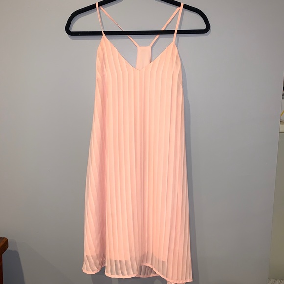 HYFVE Dresses & Skirts - Light Peach V Neck Sundress